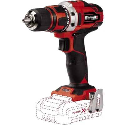 Image of Einhell Drilling Driver Te Cd 18/40 Li Solo Power X Change (Lithium Ion (Li Ion, 18 V, Maximum Torque 40 Nm on 21 Levels, Softgrip, Without Battery and Charger)