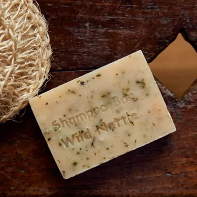 Image of The Highland Soap Company Wild Nettle Shampoo Bar 140g
