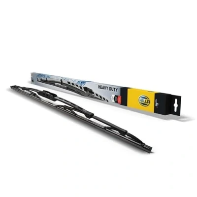 Image of HELLA 9XW 184 107 241 Heavy Duty Wiper Blade HD60C Bracket for Left Hand/Right Hand Drive Vehicles 24 Inch 600 mm Front Quantity: 1
