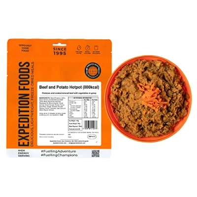 Image of Expedition Foods Beef and Potato Hotpot Freeze Dried MealExpedition (800kcal)