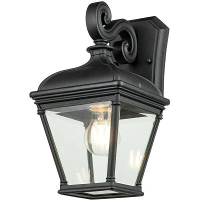 Image of Bayview Outdoor Wall Lantern Black, IP44