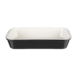 Image of Vogue Cast Iron Roasting Dish Black