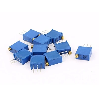Image of sourcing map 10 Pcs 3296W 50K ohm Variable Resistor for Multiturn Potentiometer