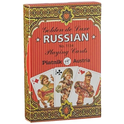 Image of Piatnik 1134.0 Golden 1134 &quot;Russian de Luxe Single Deck