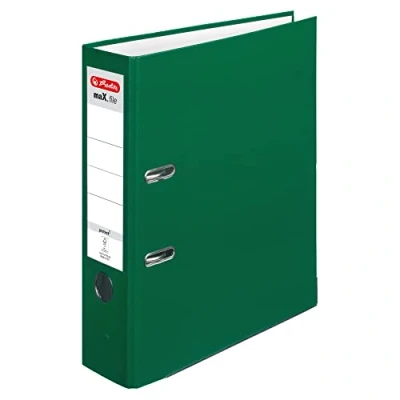 Image of Herlitz 5480306 Lever Arch File A4 8 cm Grün