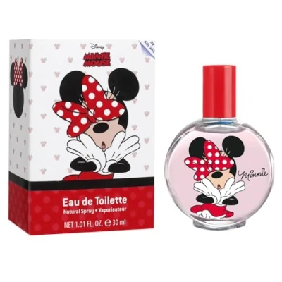 Image of Disney Minnie Mouse Eau de Toilette Natural Perfume Spray, Vegan and FSC Approved EDT Spray for Kids, 30 ml