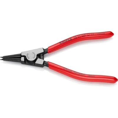 Image of KNIPEX 46 11 G3 Circlip Pliers for grip rings on shafts plastic coated black atramentized 140 mm