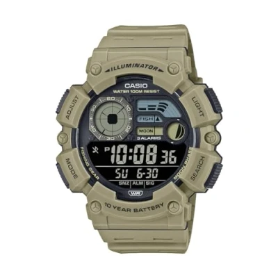 Image of Casio Men Digital Quartz Watch with Resin Strap WS 1500H 5BV