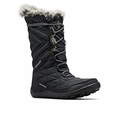 Image of Columbia Women&#039;S Minx Mid III Snow Boot, Black, Ti Grey Steel, 5 Uk