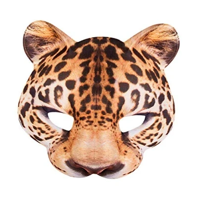 Image of Boland 56731 Half Mask, Leopard, One Size