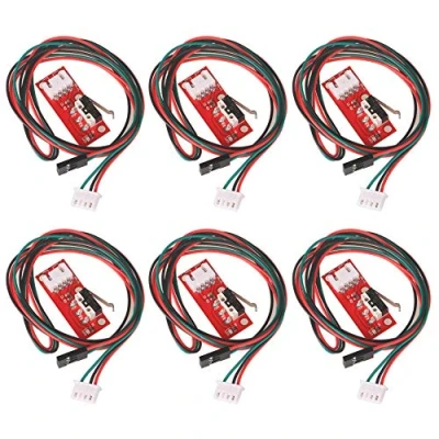 Image of GTIWUNG Mechanical Endstop Limit Switch with Cable for 3D Printer RepRap Prusa Mendel CNC Arduino Mega 2560 RAMPS 1.4(Pack of 6)