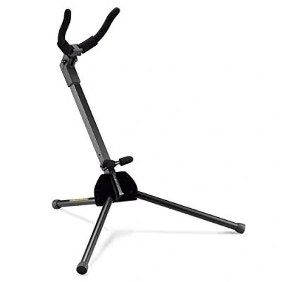 Image of Hercules DS431B Alto Saxophone In Bell Stand