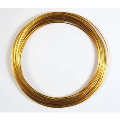 Image of celloexpress Aluminium Craft Wire 1mm x 10m (Diameter Length) GOLD