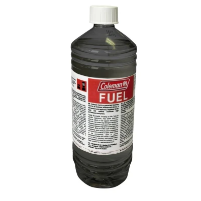 Image of Coleman Liquid Fuel Black Bottle White Cap (1L) Camping stove