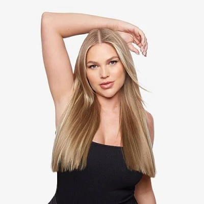 Image of Stranded International 20 inch Fibre One Piece Straight Clip in Hair Extensions