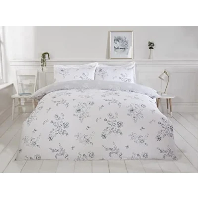 Image of Rapport Home Sustainable Sadie Duvet Set Single Blue