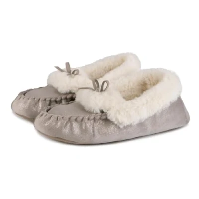 Image of Totes toasties® Ladies Sparkle Moccasin Slippers