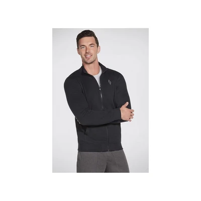 Image of Skechers THE HOODLESS HOODIE GOWALK EVERYWHERE JACKET, Black, XL