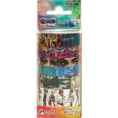 Image of Ranger Dylusions Number 2 Washi Tape, Paper, Multi Colour, 13.1 x 5.2 cm