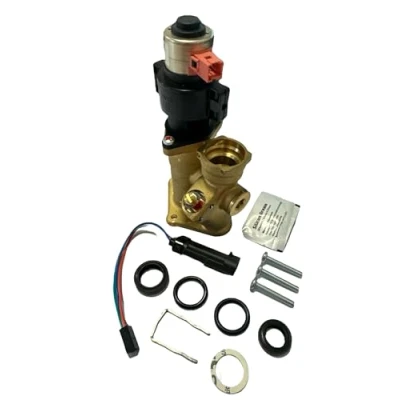 Image of Vaillant ecoTEC Plus 824 831 837 937 Pro 24 28 Compatible Brass Diverter Valve with Adaptor 0020132682 (178978) Hanicks
