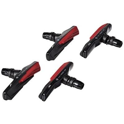Image of XLC Cartridge V Brake Shoes,Black / Red