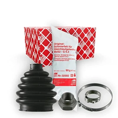 Image of 1028601, 1060629, 98FX4A084GA CV Boot FEBI BILSTEIN 01007 Front Axle, Wheel Side Thermoplast FORD: KA Hatchback