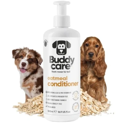 Image of Oatmeal Dog Conditioner by Buddycare 500ml Butter Scented Puppy with Aloe Vera &amp; Pro Vitamin B5