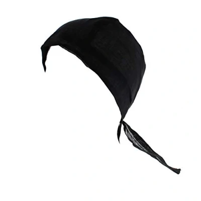 Image of Zac&#039;s Alter Ego Fitted Plain Zandana (Easy Tie Durag/Skull Cap)