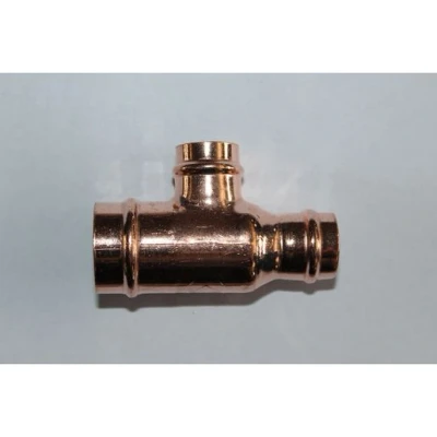 Image of Plumbright Solder Ring P27 22X15X15mm Reducing Tee Fitting