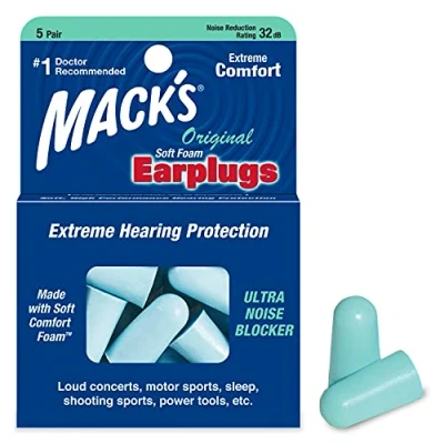 Image of Mack&#039;s Original Ear Plugs (5 Pair) Mint Green