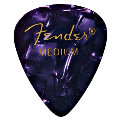 Image of Fender 351 Shape Premium Picks Purple Moto Medium 12 Count Pack,PURPLE MOTO,1980351876