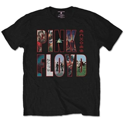Image of Pink Floyd Echoes Album Montage Official Tee T Shirt Mens Unisex (Large) Black