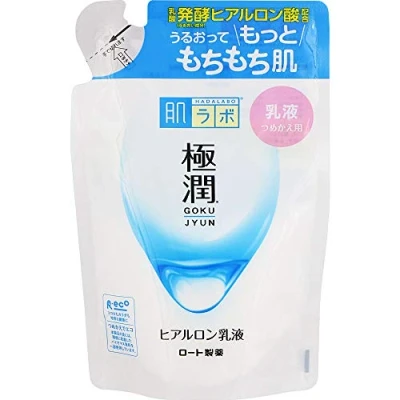 Image of Rohto Hada Labo Gokujyun Super Hyaluronic Milky Lotion Refill 140ml