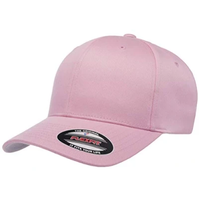 Image of Flexfit Men&#039;s Athletic Baseball Fitted Cap, Pink, L XL UK
