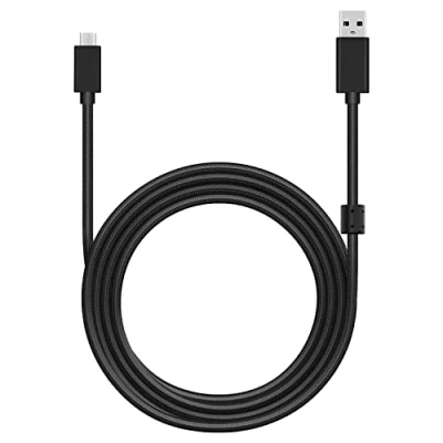 Image of Mcbazel Micro USB Audio Cable for Logitech G633/G633s,Headset Replacement to Charging Support G533/G933/G933S Gaming Headset/PS4 Controller 2M/6.6FT