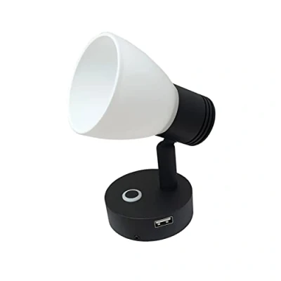 Image of MARVIX LED Reading Light 12V 24V Spotlight Touch Control Dimmer Switch &amp; USB Port Motorhome Caravan Campervan Boat Lamp