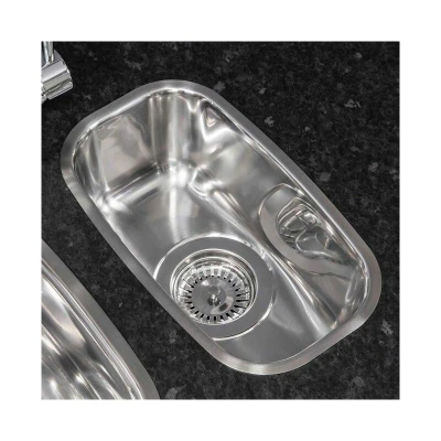 Image of Reginox L183016OKG 0.5 Bowl Integrated Stainless Steel Sink