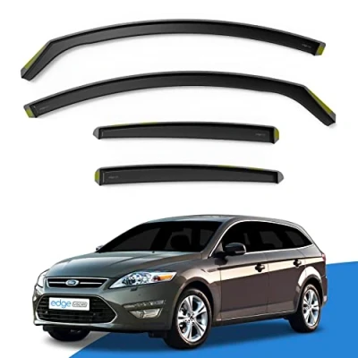 Image of EdgeVisors Wind Deflectors Set Fits: Ford Mondeo MK4 2007 2014 5 Door Estate 4pc
