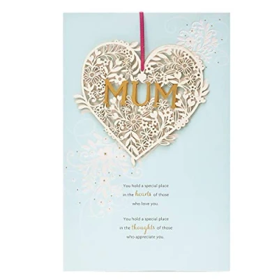 Image of Mum Birthday Card, Card for Her, with Sentimental Message from Son or Daughter, Female