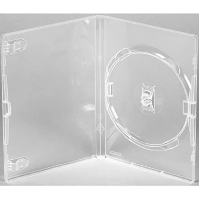Image of Media Replication 50 X Genuine Amaray Single DVD Clear Case 14mm Spine Pack of