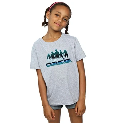 Image of Ready Player One Girls Welcome to The Oasis T Shirt Sport Grey 12 13 Years