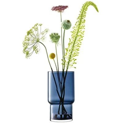 Image of LSA International Vase/Lantern, Sapphire, H30cm