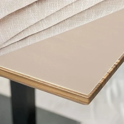Image of Table Protector Heavy Duty Heat Resistant Kitchen dining room Grey &amp; Black Brown Beige (Beige,90x140.cm)