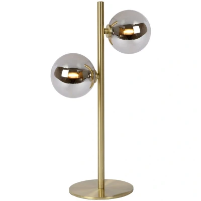 Image of Tycho Retro Table Lamp 2xG9 Matt Gold, Brass