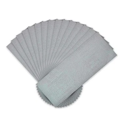 Image of 15pcs 4000 Grit Assorted Sandpaper Waterproof Wet and Dry 3.6inch x 9inch Sheets for Wood Furniture Metal Car Polishing Blue