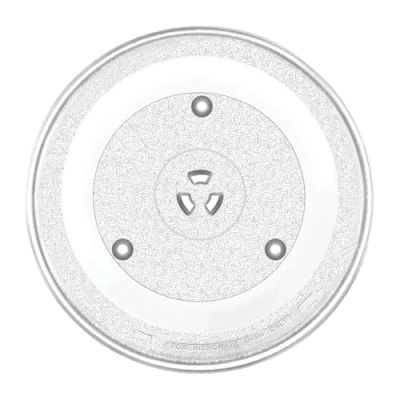 Image of SPARES2GO 315mm Glass Turntable Plate for Kenwood Microwave Ovens