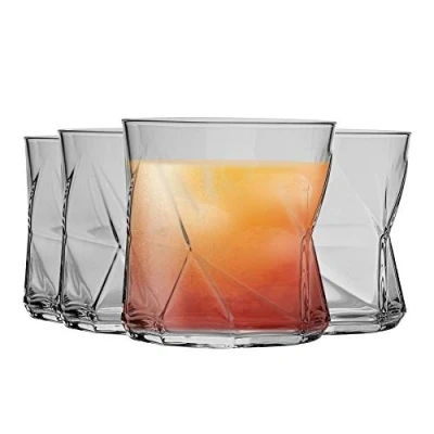 Image of 4x Clear 330ml Cassiopea Tumbler Glasses By Bormioli Rocco