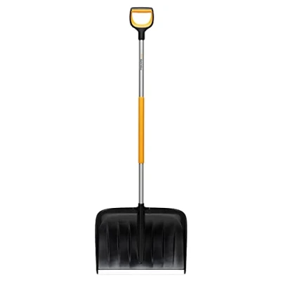 Image of Fiskars Sneeuwruimer voor grote hoeveelheden sneeuw, X serie, lengte: 153,5 cm, aluminium/polymeer, zwart/oranje/grijs, 1057178