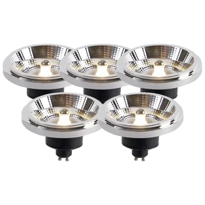 Image of LUEDD Set of 5 GU10 LED Lamps AR111 11W 820 lm 3000K
