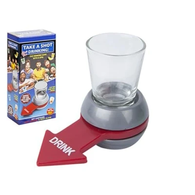 Image of Ultimate Party Essential Multicolor Spin The Shot Game (1 Pc.) Perfect for Adult Parties, Icebreaker &amp; Conversation Starter